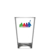 Branded Promotional REUSABLE CONICAL BEER GLASS 213ML-7 Chopsticks From Concept Incentives.