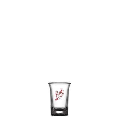 Branded Promotional REUSABLE SHOT GLASS 25ML - POLYCARBONATE Chopsticks From Concept Incentives.