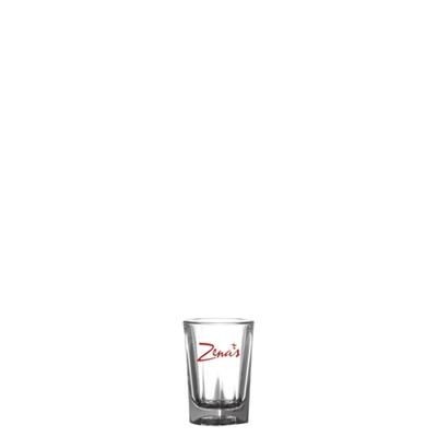 Branded Promotional REUSABLE PRISM SHOT GLASS 25ML - POLYCARBONATE Chopsticks From Concept Incentives.