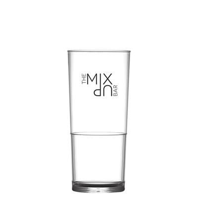 Branded Promotional REUSABLE PLASTIC STACK CUPS284ML-10OZ-HALF PINT - POLYCARBONATE Chopsticks From Concept Incentives.