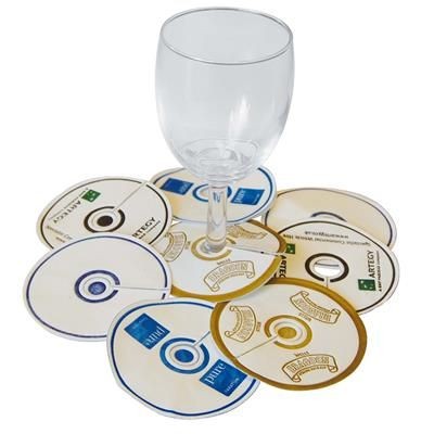 Branded Promotional TISSUE COASTER ROUND STEM - 9PLY & UNILAM Chopsticks From Concept Incentives.