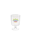 Branded Promotional DISPOSABLE PLASTIC STEMMED SHOT GLASS 50ML Chopsticks From Concept Incentives.