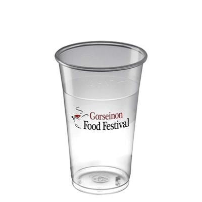Branded Promotional DISPOSABLE PLASTIC TUMBLER 400ML-13 Chopsticks From Concept Incentives.