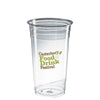 Branded Promotional DISPOSABLE PLASTIC SMOOTHIE TUMBLER - PET 660ML-23OZ Chopsticks From Concept Incentives.