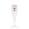 Branded Promotional DISPOSABLE PLASTIC CHAMPAGNE FLUTE 100ML-3 Chopsticks From Concept Incentives.