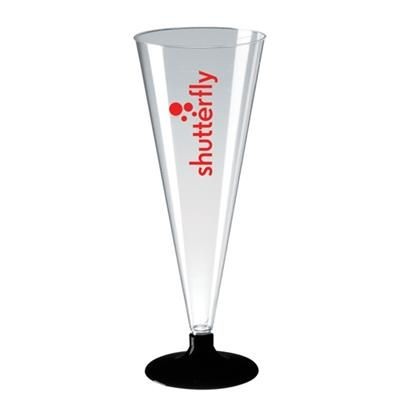 Branded Promotional DISPOSABLE 2 PIECE CHAMPAGNE FLUTE 192ML-7OZ Chopsticks From Concept Incentives.