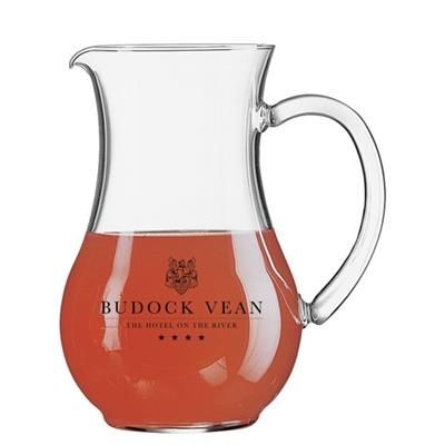 Branded Promotional GLASS JUG 1 Chopsticks From Concept Incentives.