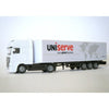 Branded Promotional ARTICULATED TRUCK AND STANDARD TRAILER MODEL in White Model From Concept Incentives.