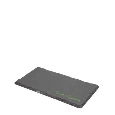 Branded Promotional NATURAL EDGE SLATE PLATTER 20X11CM Chopsticks From Concept Incentives.