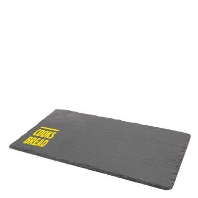 Branded Promotional NATURAL EDGE SLATE PLATTER 32X18CM Chopsticks From Concept Incentives.