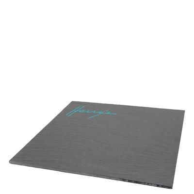 Branded Promotional RECTANGULAR SLATE PLATTER 28X28CM Chopsticks From Concept Incentives.