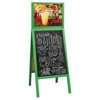 Branded Promotional MENU A-BOARD with Changeable Top Insert - Medium Chopsticks From Concept Incentives.