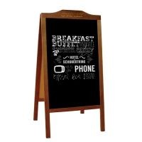 Branded Promotional MENU A-BOARD - SMALL Chopsticks From Concept Incentives.