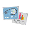 Branded Promotional RECTANGULAR GLASS COASTERS Chopsticks From Concept Incentives.