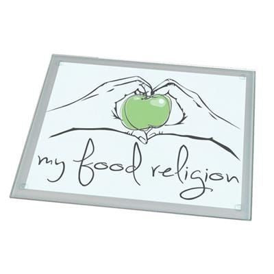 Branded Promotional RECTANGULAR GLASS PLACEMAT 198 X 275CM Chopsticks From Concept Incentives.