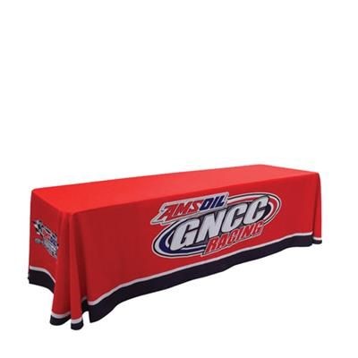 Branded Promotional FULL COLOUR, FULL COVERAGE TABLE CLOTH - 178 X 229CM Chopsticks From Concept Incentives.