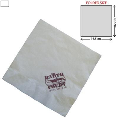 Branded Promotional LUNCH AIRLAID NAPKIN 33X33CM Chopsticks From Concept Incentives.