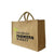 Branded Promotional LARGE JUTE SHOPPER TOTE BAG 470 X 330 + 180MM Bag From Concept Incentives.