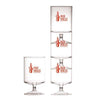 Branded Promotional POLYSTYRENE STACKING WINE GLASS 11OZ-312ML  From Concept Incentives.