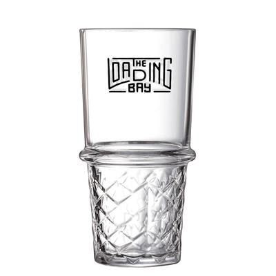 Branded Promotional NEW YORK HIBALL GLASS 14OZ-40CL  From Concept Incentives.
