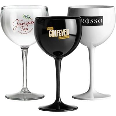 Branded Promotional PREMIUM UNBREAKABLE GIN-COCKTAIL GLASS 400ML-14OZ  From Concept Incentives.