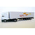 Branded Promotional ARTICULATED TRUCK AND TRAILER MODEL in White Model From Concept Incentives.