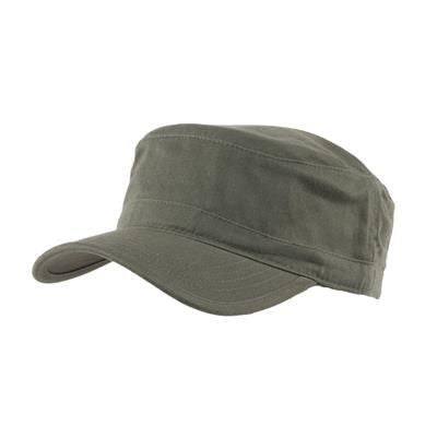 Branded Promotional MILITARY STYLE CAP in Olive Hat From Concept Incentives.