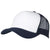 Branded Promotional 100% POLYESTER FOAM FRONTED MESH BACK TRUCKER HAT in Navy-white Baseball Cap From Concept Incentives.