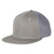 Branded Promotional 6 PANEL SNEAKER MESH FLATPEAK SNAPBACK CAP in Grey Baseball Cap From Concept Incentives.