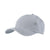 Branded Promotional FULLY COVERED 6 PANEL BASEBALL CAP in Grey & White Baseball Cap From Concept Incentives.