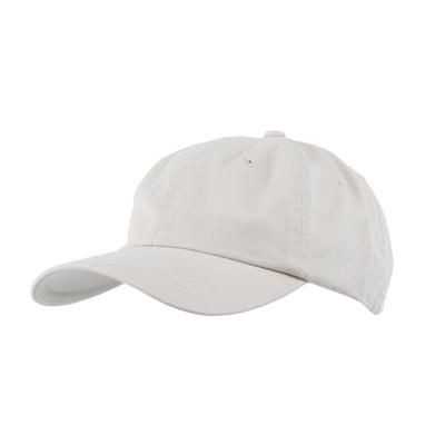 Branded Promotional COTTON 6 PANEL BASEBALL CAP in Natural Baseball Cap From Concept Incentives.