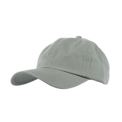 Branded Promotional COTTON 6 PANEL BASEBALL CAP in Sage Green Baseball Cap From Concept Incentives.