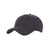 Branded Promotional TACTILE MICROFIBRE WEAVE SIX PANEL BASEBALL CAP in Black Baseball Cap From Concept Incentives.