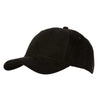 Branded Promotional 6 PANEL FAUX SUEDE POLYESTER CAP in Black Baseball Cap From Concept Incentives.