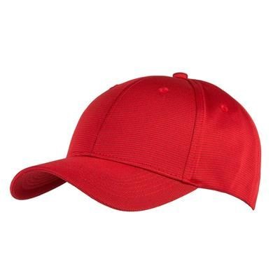 Branded Promotional 6 PANEL BAMBOO-CHARCOAL CAP in Red Baseball Cap From Concept Incentives.