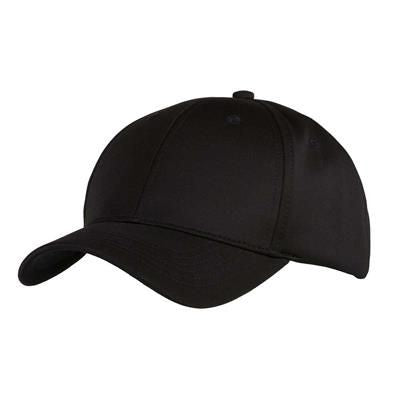 Branded Promotional 6 PANEL 100% POLY SPANDEX JERSEY CAP in Black Baseball Cap From Concept Incentives.