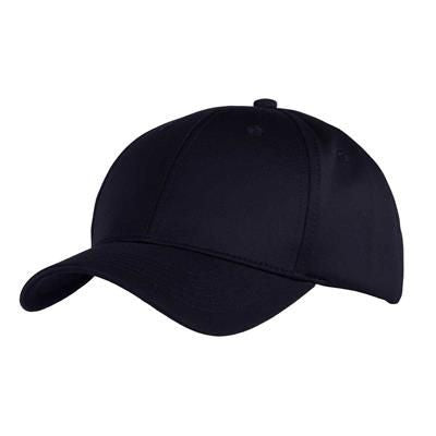 Branded Promotional 6 PANEL 100% POLY SPANDEX JERSEY CAP in Navy Baseball Cap From Concept Incentives.