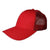 Branded Promotional 100% COTTON FRONTED 6 PANEL TRUCKER CAP in Red Baseball Cap From Concept Incentives.