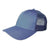 Branded Promotional 100% COTTON FRONTED 6 PANEL TRUCKER CAP in Steel Blue Baseball Cap From Concept Incentives.