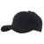 Branded Promotional EXTRA HEAVY BRUSHED COTTON 6 PANEL BASEBALL CAP in Black Baseball Cap From Concept Incentives.