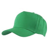 Branded Promotional FULLY COVERED 5 PANEL BASEBALL CAP in Kelly Green Baseball Cap From Concept Incentives.