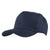 Branded Promotional FULLY COVERED 5 PANEL BASEBALL CAP in Navy Blue & White Baseball Cap From Concept Incentives.