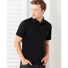 Branded Promotional CANVAS 5 BUTTON POLO SHIRT Polo Shirt From Concept Incentives.