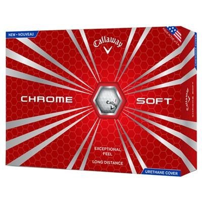 Branded Promotional CALLAWAY SILVER CHROME SOFT GOLF BALL in White Golf Balls From Concept Incentives.