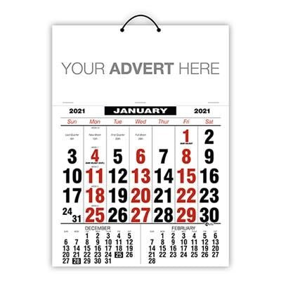 Branded Promotional COMMERCIAL WALL CALENDAR Calendar From Concept Incentives.