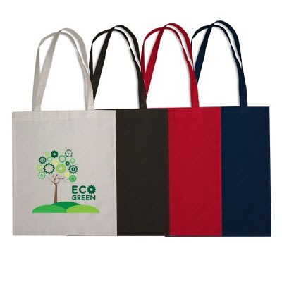 Branded Promotional DUNHAM 3OZ DYED COLOUR COTTON SHOPPER TOTE BAG FOR LIFE Bag From Concept Incentives.