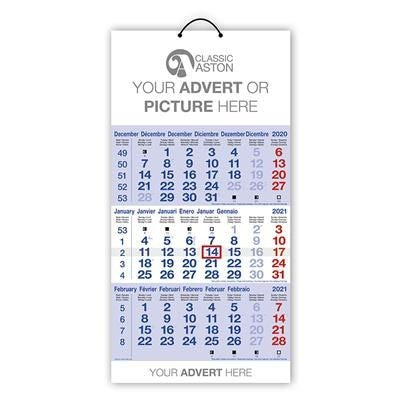 Branded Promotional COMPACT SHIPPING CALENDAR Calendar From Concept Incentives.