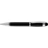 Branded Promotional CARLTON METAL BALL PEN in Black Pen From Concept Incentives.