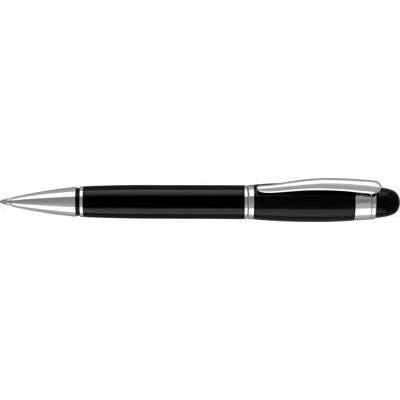 Branded Promotional CARLTON METAL BALL PEN in Black Pen From Concept Incentives.