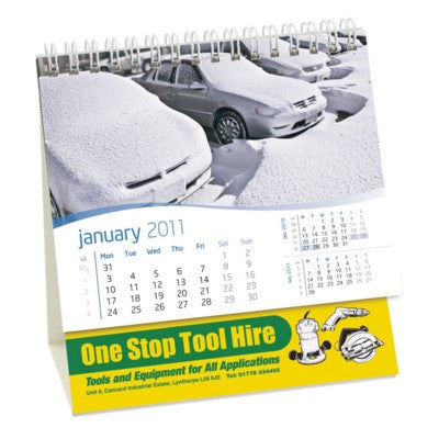 Branded Promotional SMART-CALENDAR COMPACT EASEL Calendar From Concept Incentives.